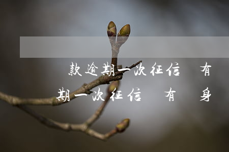 還款逾期一次征信會有終身記錄嗎-還款逾期一次征信會有終身記錄嗎怎么辦