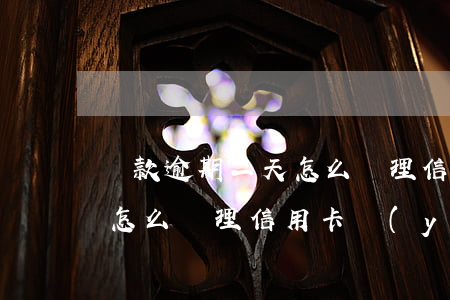 還款逾期二天怎么辦理信用卡(還款逾期二天怎么辦理信用卡業(yè)務(wù))