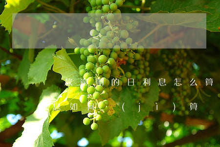 還款逾期的日利息怎么算(超出還款日期的利息如何計(jì)算)