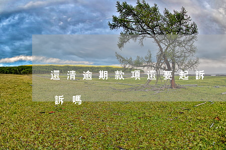 還清逾期款項還要起訴-把逾期的還上還起訴嗎