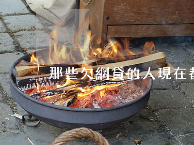 那些欠網貸的人現在都咋樣了(有欠網貸的嗎)