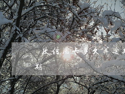 郵政信用卡多久算逾期(郵政信用卡幾天算逾期)