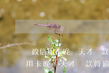 郵政信用卡晚兩天才還款算逾期嗎-郵政信用卡晚兩天才還款算逾期嗎怎么辦
