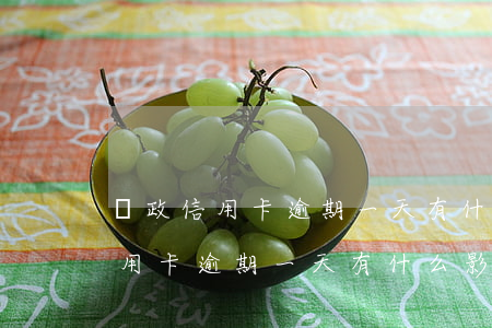 郵政信用卡逾期一天有什么影響沒-郵政信用卡逾期一天有什么影響沒有