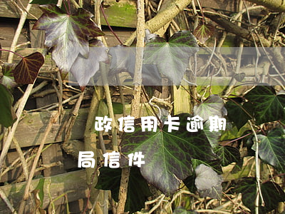 郵政信用卡逾期騷擾單位(信用卡逾期收到郵局信件)
