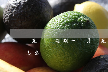 郵政車貸逾期一個月(郵政車貸逾期一個月要怎么還)