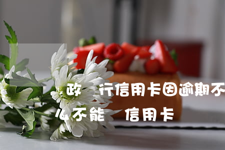 郵政銀行信用卡因逾期不能用了(郵政卡為什么不能還信用卡)