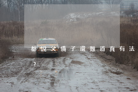 都說“父債子還”，難道真有法律規(guī)定？
