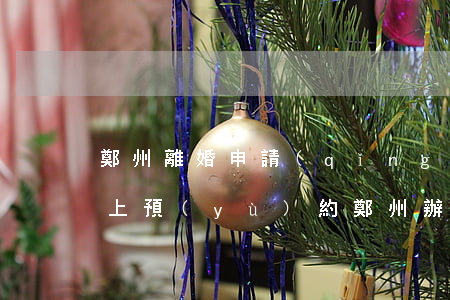 鄭州離婚申請(qǐng)網(wǎng)上預(yù)約(鄭州辦離婚證需要預(yù)約嗎)