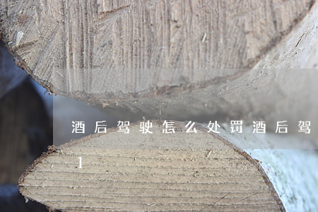 酒后驾驶怎么处罚(酒后驾驶怎么处罚2021)