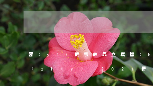 醫(yī)療事故罪立案標(biāo)準(zhǔn)_2021醫(yī)療事故罪量刑標(biāo)準(zhǔn)和認(rèn)定構(gòu)成要件