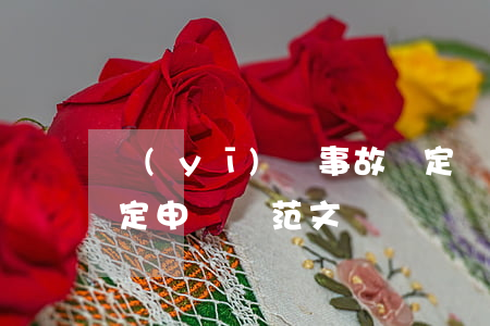 醫(yī)療事故認定(醫(yī)療事故認定申請書范文)