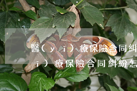 醫(yī)療保險合同糾紛怎么解決(醫(yī)療保險合同糾紛怎么解決)