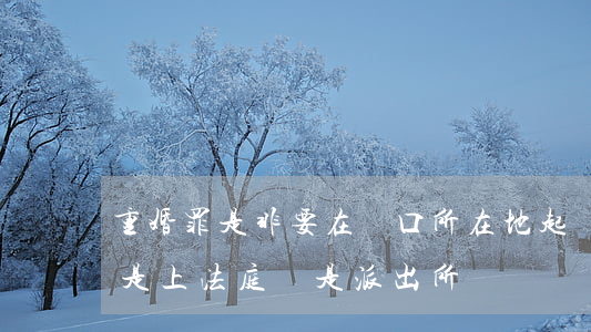 重婚罪是非要在戶口所在地起訴嗎(告重婚罪是上法庭還是派出所)