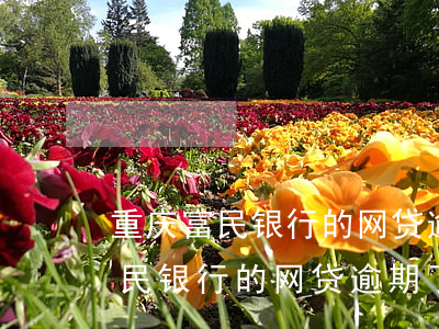 重庆富民银行的网贷逾期了会怎样-重庆富民银行的网贷逾期了会怎样处理