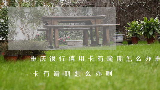 重庆银行信用卡有逾期怎么办(重庆银行信用卡有逾期怎么办啊)