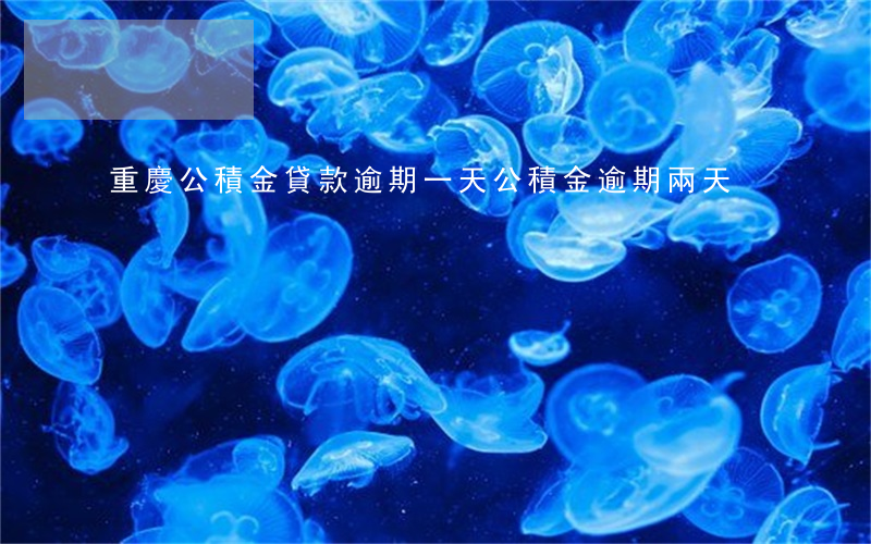 重慶公積金貸款逾期一天(公積金逾期兩天)