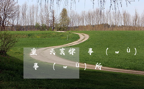 重慶天宸律師事務(wù)所(重慶天宸律師事務(wù)所)
