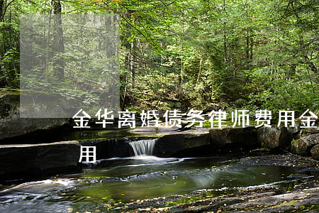 金华离婚债务律师费用（金华离婚债务律师费用）