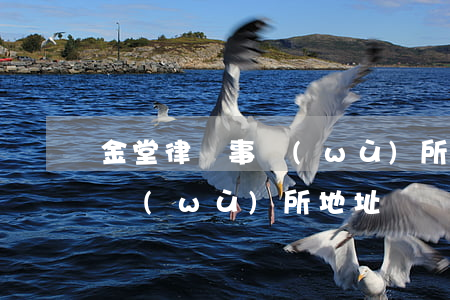 金堂律師事務(wù)所地址(金堂縣律師事務(wù)所地址)
