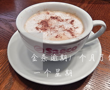 金条逾期1个月了什么时候起诉-金条逾期一个星期
