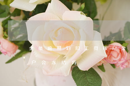 金条逾期划扣工资账户(金条逾期划扣工资账户会冻结吗)