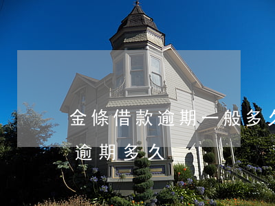 金條借款逾期一般多久被起訴(金條借款可以逾期多久)