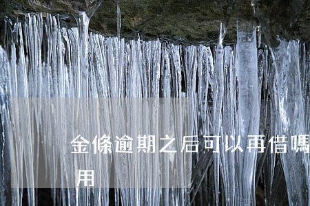 金條逾期之后可以再借嗎（金條逾期還能不能用）