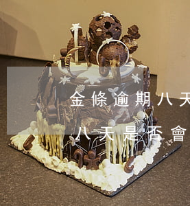 金條逾期八天是否會上央視征信-金條逾期八天是否會上央視征信報告