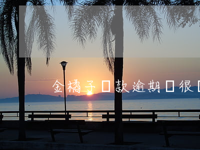 金橘子貸款逾期費很貴