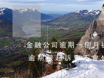 金融公司逾期一個月被起訴(向金融公司貸款逾期被起訴會不會坐牢)