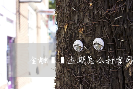金融車貸逾期怎么打官司(金融公司車貸逾期)