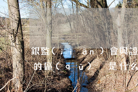 銀監(jiān)會與證監(jiān)會的區(qū)別是什么