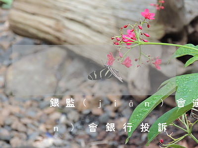 銀監(jiān)會逾期投訴 銀監(jiān)會銀行投訴