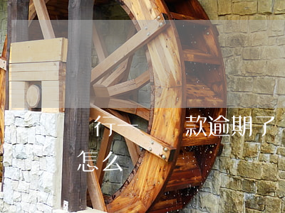 銀行一筆貸款逾期了幾天(銀行貸款逾期一天怎么辦)