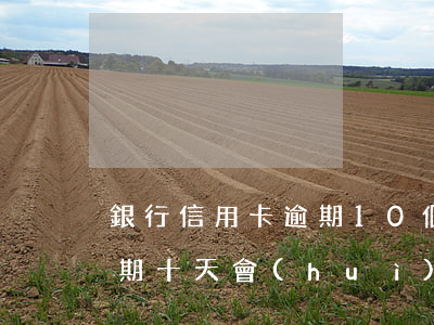 銀行信用卡逾期10個(gè)月(信用卡逾期十天會(huì)怎樣)