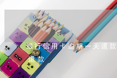 銀行信用卡逾期一天還款(信用卡逾期了一周還款)