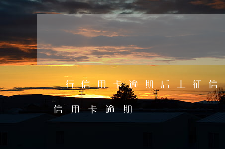 銀行信用卡逾期后上征信如何處理-銀行卡信用卡逾期