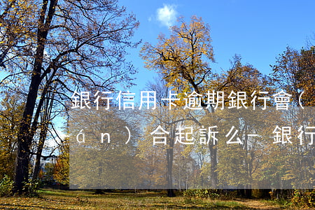 銀行信用卡逾期銀行會(huì)聯(lián)合起訴么-銀行信用卡逾期銀行會(huì)聯(lián)合起訴么嗎