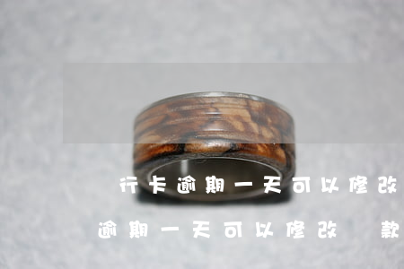 銀行卡逾期一天可以修改還款日么-銀行卡逾期一天可以修改還款日么嗎