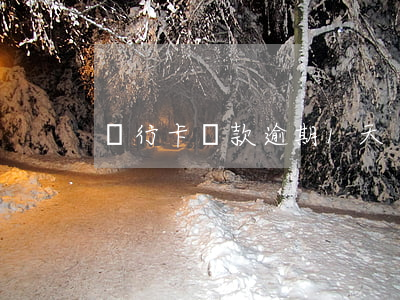 銀行卡還款逾期1天