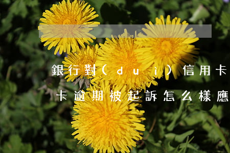 銀行對(duì)信用卡逾期起訴流程（信用卡逾期被起訴怎么樣應(yīng)對(duì)）
