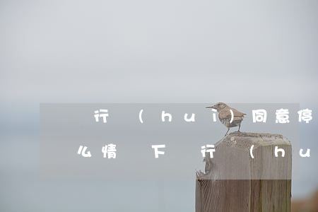 銀行會(huì)同意停息掛賬嗎貼吧-什么情況下銀行會(huì)同意停息掛賬