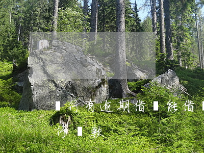 銀行有逾期借唄能借錢嗎(借唄逾期能不能銀行貸款)