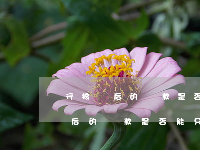 銀行核銷后的貸款是否能只還本金-銀行核銷后的貸款是否能只還本金和利息