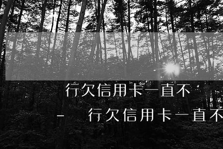 銀行欠信用卡一直不還會(huì)怎么樣-銀行欠信用卡一直不還會(huì)怎么樣嗎