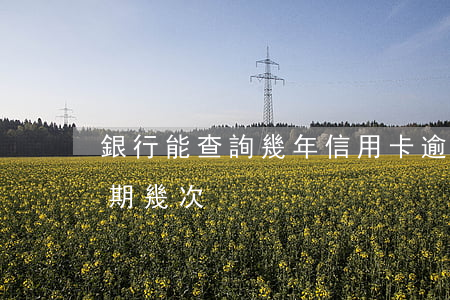 銀行能查詢幾年信用卡逾期(怎么查信用卡逾期幾次)