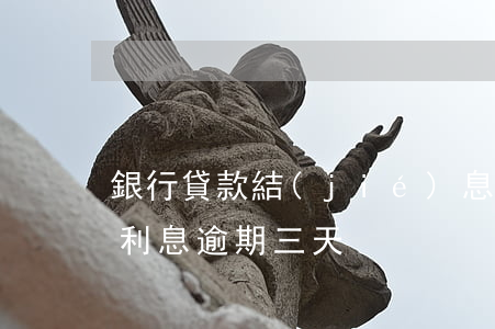 銀行貸款結(jié)息逾期四天(銀行貸款利息逾期三天)