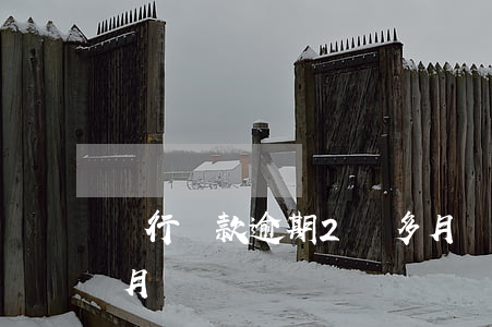 銀行貸款逾期2個多月(銀行貸款逾期2個多月)