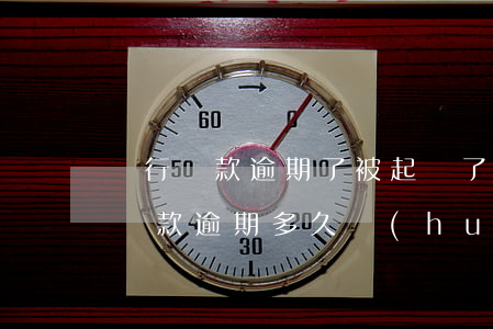 銀行貸款逾期了被起訴了有什么后果(銀行的貸款逾期多久會(huì)被起訴)